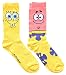Hyp Spongebob Squarepants and Patrick Men's Crew Socks 2 Pair Pack