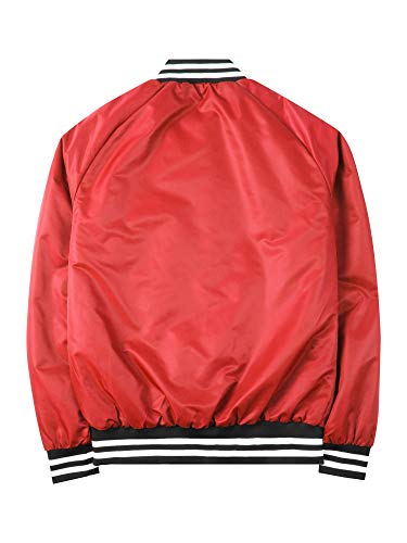 Hat and Beyond Mens Varsity Jacket Baseball Letterman College Bomber Jackets2