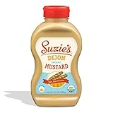 Suzie’s Organic Dijon Mustard – 12 oz | USDA Organic, Non-GMO, Gluten-Free – Smooth, Bold Flavor with a Gourmet Kick – Perfect for Sandwiches, Dressings, and Marinades