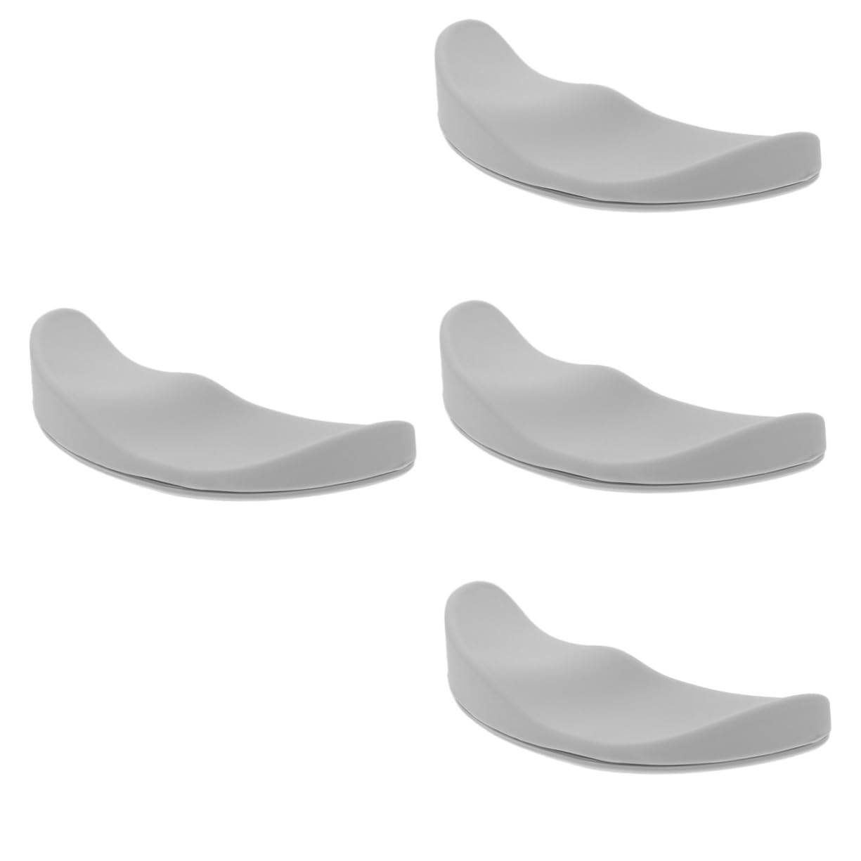 Uonlytech 4stücke Ergonomische Handgelenkauflage Aus Silikon -handstütze Für Büro Gaming Rutschfest Langlebig Für Langes Arbeiten Am Computer Rechtsseitig