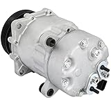 ECCPP AC Compressor 2000-2006 for Audi TT 2001-2004 for Volkswagen for Beetle Golf Jetta Sharan 1.8L 1.9L 2.0L AC Compressor with Clutch