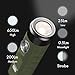 RovyVon A1 Gen 4 Rechargeable EDC Flashlight 650 Lumens Super Bright Outdoor Mini Keychain Flashlights for Everyday Carry, Camping, Thanksgiving (Military Green)