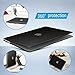 IBENZER Compatible with Old Version MacBook Air 13 Inch Case (2017-2010 Release), Models: A1466/A1369, Plastic Hard Shell Case with Keyboard & Screen Cover for Mac Air 13, Black, A13BK+2