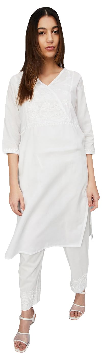 max Women's Cotton Blend Regular Fit Casual Kurta-picture-28