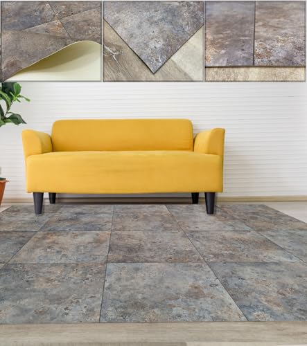 Tapis en vinyle robuste pour protéger le sol avec style industriel - 3