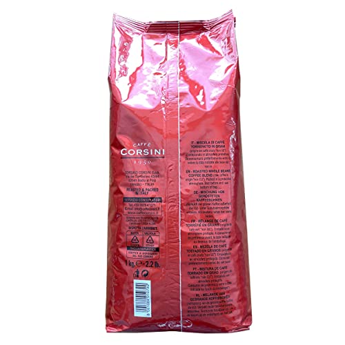 Corsini Caffe Super Cremoso in Grani italienischen Espresso Bohnen - Mischung aus erstklassigen...