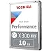 Produktbild Toshiba X300 10 TB Performance & Gaming 3,5 Zoll interne Festplatte - CMR SATA 6 GB/s 7200 RPM 256 MB Cache - HDWR11AXZSTA