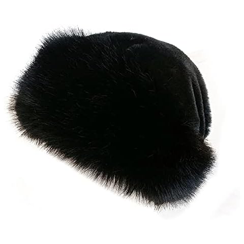 URFEDA Stylish Ladies Faux Fur Winter Hat Cover