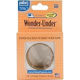 Pellon Wonder-Under Fusible Tape, 5/8-Inch by 20-Yard, Clear