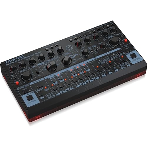 Image of Behringer TD-3-MO Modded Out Analog Bass Line Synthesizer with VCO, VCF and VCA - Black