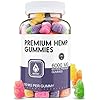 HempTotally Hemp Gummies 200000mcg, High Potency Vegan Hemp Oil for Deep ZZZ, Healthy Bedtime, Peace, Calm, Relaxation, Brain & Joints w/Omega 3 6 9, Vitamin A、E & B1, Zero Sugar, Made in USA, 60Cts