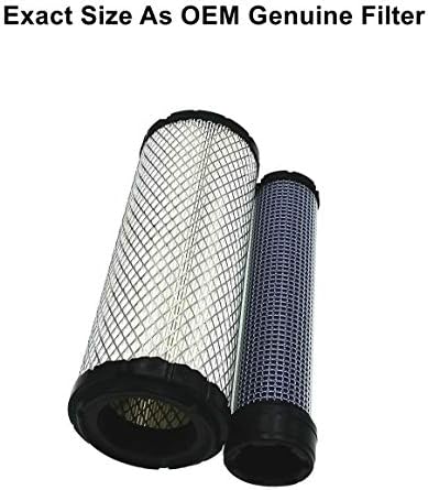 25 083 01 Outer Air Filter Replace Kohler 25 083 01-S 2508301 Kawasaki 11013-7020 11013-7044 OEM Air Cleaner Cartridge with 25 083 04 2508304 11013-7019 11013-7045 Inner Filter image 5