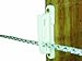 Field Guardian Wood Post Polytape Nail-On Insulator, 2-Inch, White