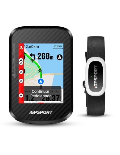 iGPSPORT BSC300T GPS Bicicleta con HR50 Monitor de Frecuencia Cardíaca