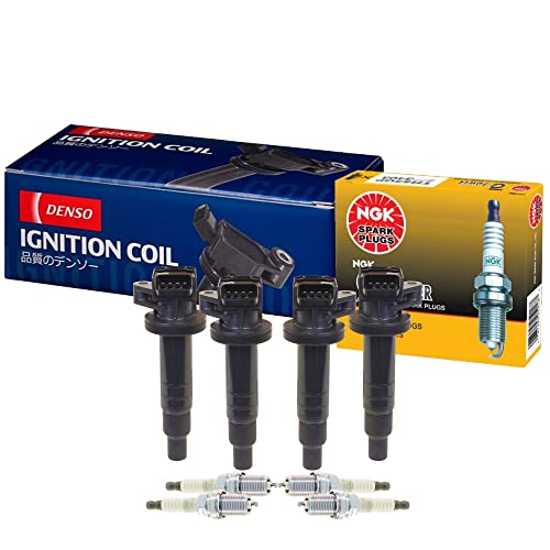 Denso 4 Direct COP Ignition Coils & NGK 4 G-Power Spark