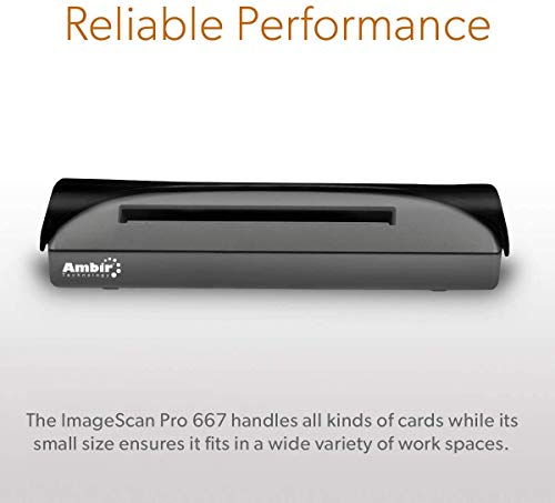 Ambir Imagescan Pro 667 Business Card Scanner With Ambirscan Business Card For Windows Pc #TOP4
