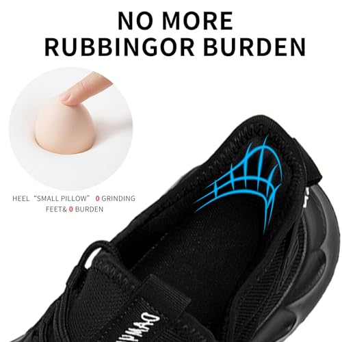 Womens Tennis Slip On Running Shoes Breathable Sneakers Athletic Lightweight Gym Sports Walking Shoes3