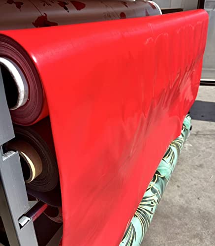 KGS Toile cirée Rouge - Au mètre - 140x240cm