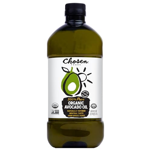 Chosen Foods 100% Pure Organic Avocado Oil 2lt + Recipe eBook Bundle