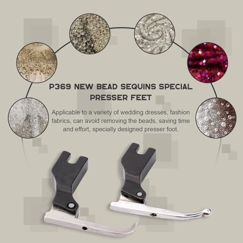 P369 Pie Prensatelas Especial para Pedrería y Lentejuelas miniatura 7