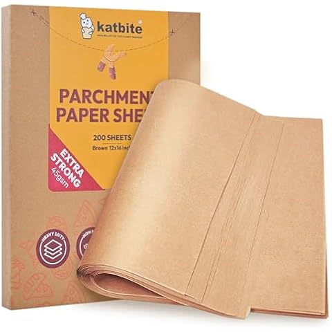 Katbite 200Pcs 12x16 In Unbleached Parchment Paper Cover