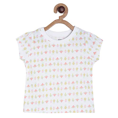Image of miniklub Girls Pack of 3 Printed Pure Cotton Top