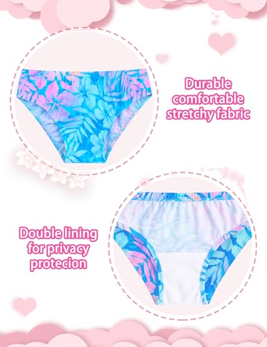 Image of Girls Rash Guard Swimsuit Two Pieces Adorable Swimswear Quick Dry Bathing Suit Long Sleeve