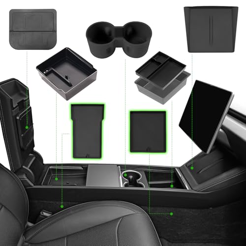 7PCS Center Console Organizer for Tesla Model 3 Highland