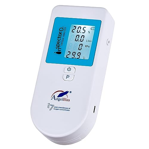 Oxygen Analyzer 4-in-1 Handheld Gas Purity & Flow Tester with LCD Display, Measures O₂ Concentration, Flow Rate (LPM), Pressure (PSI/kPa) & Temperature – Rechargeable Battery Powered - Image 8