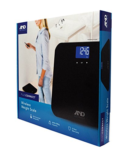 A&D Medical Bluetooth Wireless Bathroom Weight Scale for Multiple Users (UC-350BLE) - Thumbnail 3