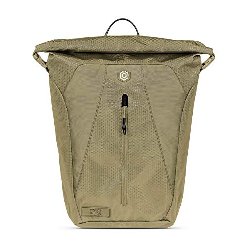 Mission Critical | Mochila dobrável S.01 | Equipamento de bebê para pais | Mochila de viagem leve | Coiote