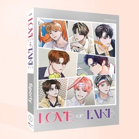 PENTAGON [ Love or Take ] 11th Mini Album [ Sporty Ver. ] 1ea CD+1ea Special Cover+96p Booklet+1ea Lyric Paper+1ea Mini Poster+1ea Special Plastic Sheet+2ea Photo Cards