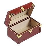 Valise miniature pour jouets : la valise est de petite taille, vous pouvez organiser la décoration miniature comme vous le souhaitez dans la mini maison, bagage portable