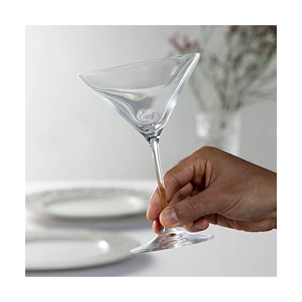 Riedel vinum xl martini glasses set of 2 precision blown crystal martini glasses with stem elegant cocktail glasses for bar 95oz machine washable  urban country home decor