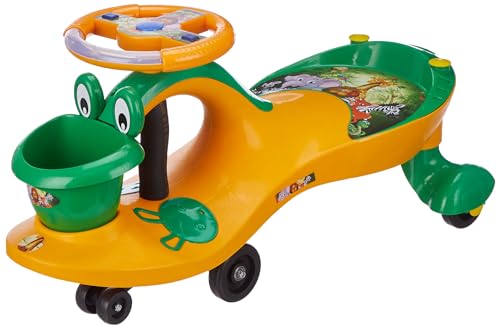 Brunte Kids Swing Car, Twister Swing Car with PU LED Wheels, Push Ride on Magic Swing Car for Kids Suitable for 3+ Years Boys & Girls, Twister for Kids, with Music and Basket (B0BZC96RBG) Amazon Price History, Amazon Price Tracker