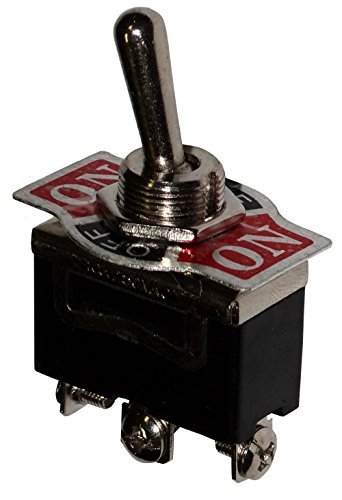 AERZETIX: Interruptor conmutador de palanca SP3T ON-OFF-ON 10A/250V, 3 posiciones C10659