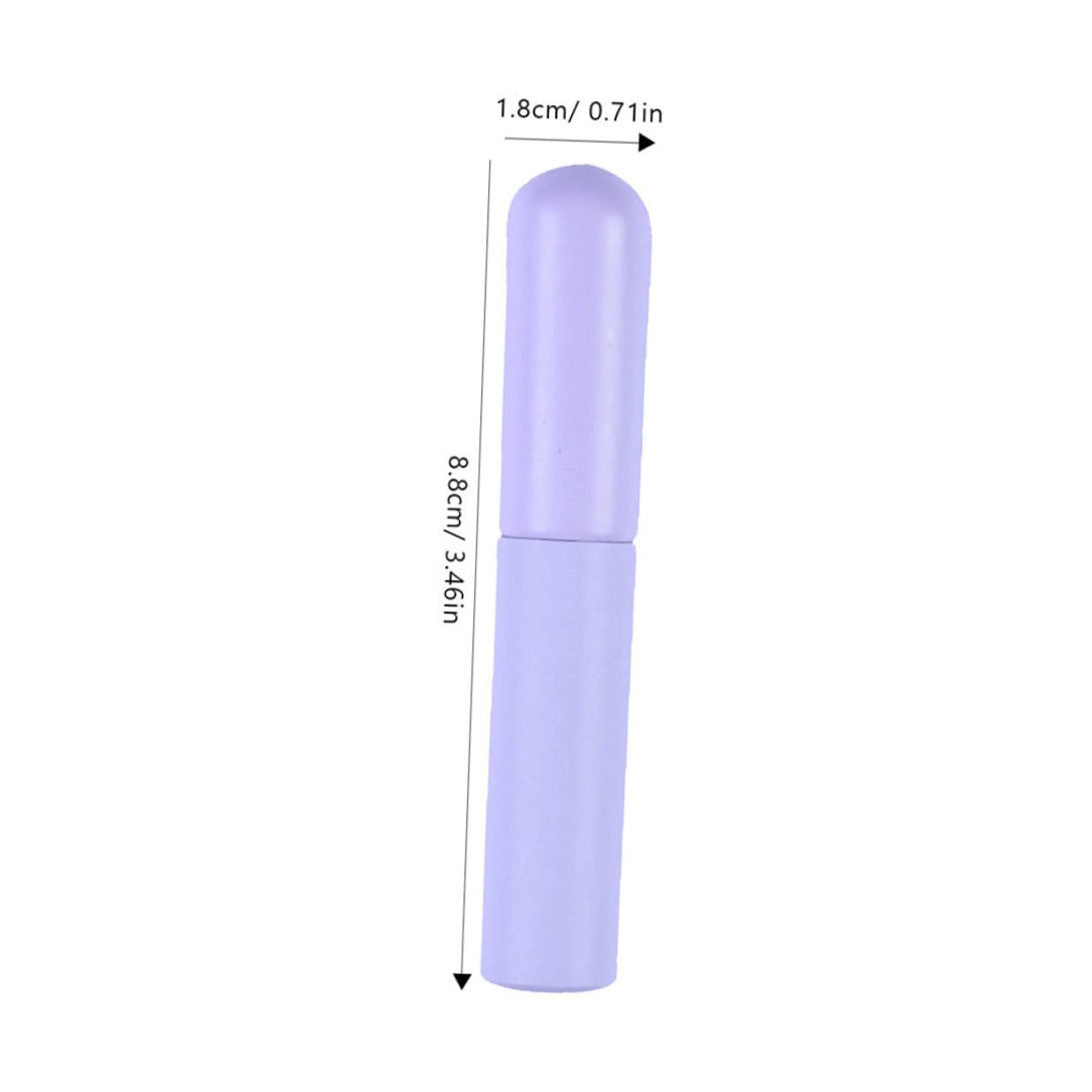 9 Pcs Silicone Lip Brush Set with Caps, Portable Lipstick Brush Applicators for Lip Mask Makeup and Concealer, Travel-friendly Makeup Tools in Pink, Purple, and Blue
