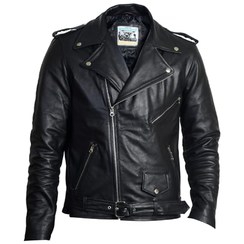 Body Guard Genuine Leather Jacket Black - Image 2
