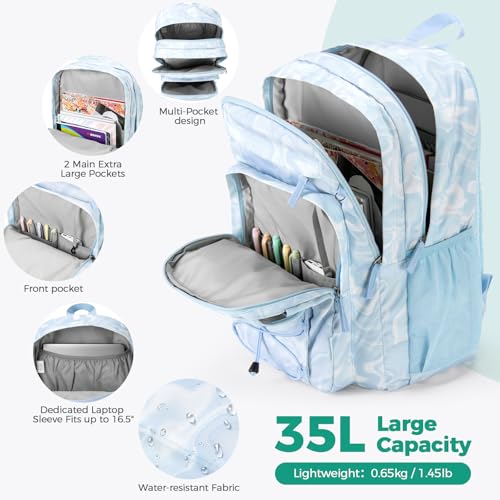 Choco Mocha Teal Backpack for Girls, Travel School Backpack for Teen Girls Large Bookbag for Middle Elementary School 18 Inch2