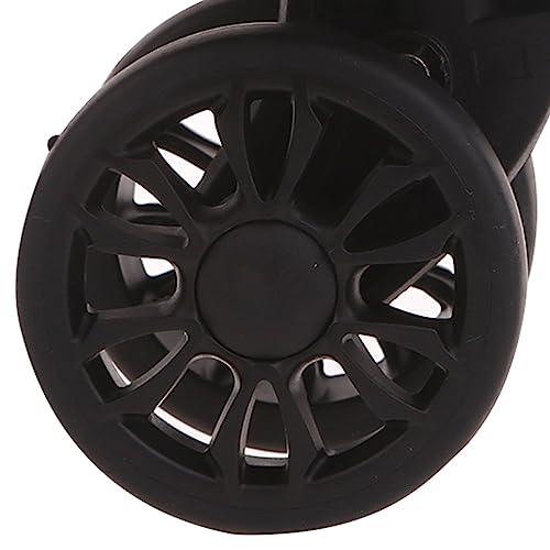 PURPLELILY A89 2Pcs Trolley Casters Replacement Heavy Duty For Luggage Box Suitcase 360 Degree Kit Double Row Silent- Wheel Trolley Casters Silent- Mute3
