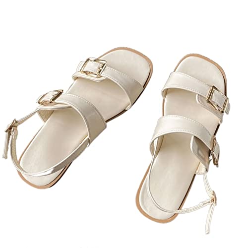 Chaussures plateforme pour femmes sandales pour dames confortables semelle souple et boucle