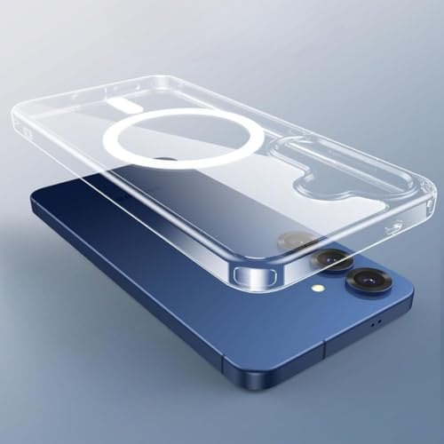 Image of Back Case Cover for Samsung Galaxy S25 5G | Mag-Safe Compatible | Transparent Mobile Phone Case Cover for Samsung Galaxy S 25 5G / Samsung S 25 5G | TPU Transparent Back Cover Case