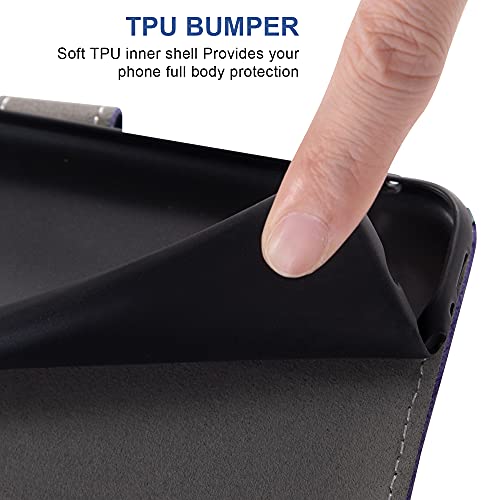 Asuwish S10 5G-XZQB-US-CASE Compatible With Samsung Galaxy S10 5G Wallet Case Tempered Glass Screen Protector Flip Credit Card Holder Stand Cell Accessories Phone Cover thumb #7