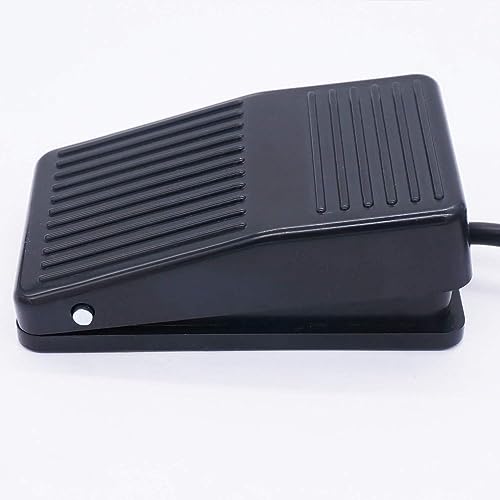 HOBBYIN Interruptor de pedal de plástico antiderrapante momentâneo 10A 250VAC SPDT NO NC Interruptor