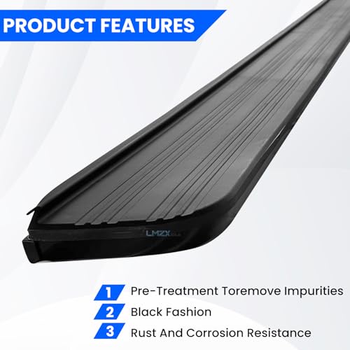 Estribos laterales para Range Rover 2013-2022, negro miniatura 2