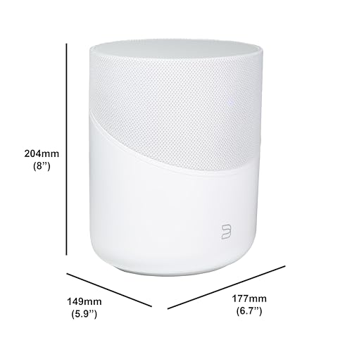 Image of Bluesound Pulse M Omni-Hybrid Wireless Music Streaming Speaker with Bluetooth - White - Compatible with Alexa and Siri