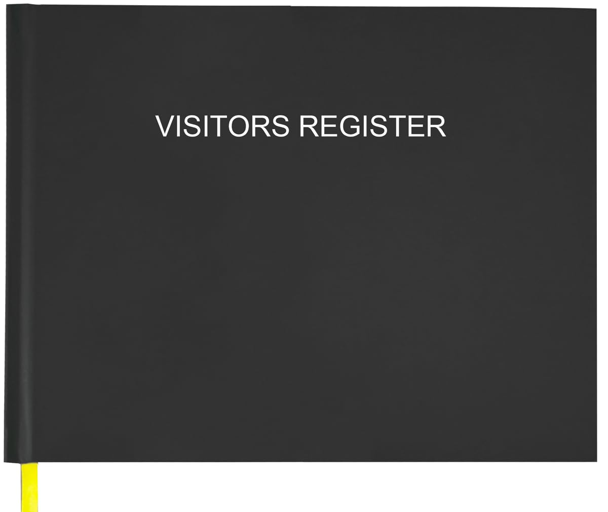 Visitors Register Book - Visitor Log Book with 120 Pages, 9" X 7", Black Hardbound Cover, Wedding Reception and Events Reception Supplies