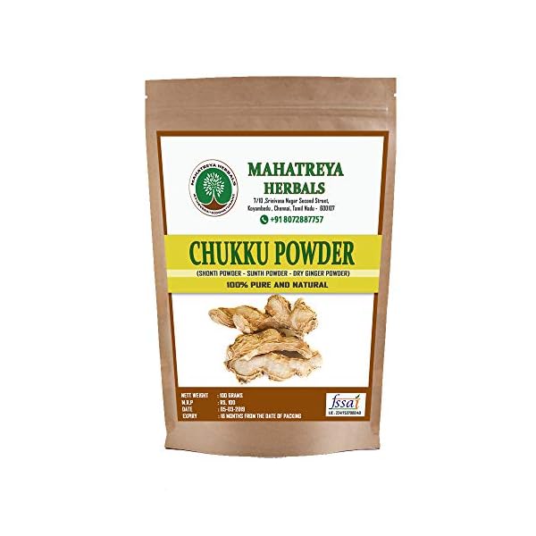 Mahatreya Herbals Premium Pure And Natural Quality Chukku Powder- 100g
