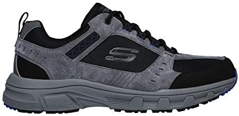 Skechers Men's Oak Canyon Oxford, Charcoal/Black, 11 4E US | Image 1