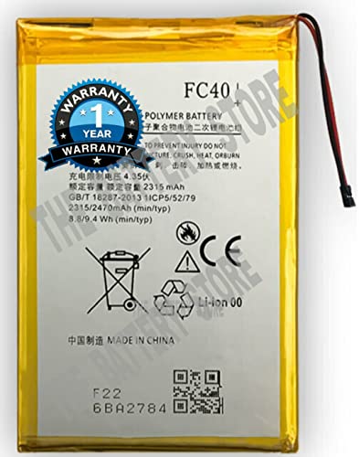 Image of THE BATTERY STORE Original FC40 Battery for Motorola Moto G3, G 3rd Generation, G Turbo Battery with 1 Year warrenty and high capcity Battery Backup Carefully Check Your Phone Model and Purchase